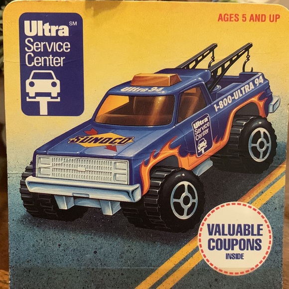 Vintage 1994 Sunoco Tow Truck Collector Edition Die cast Majorette New 1990s 90s - Picture 2 of 10